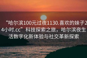 “哈尔滨100元过夜1130.喜欢的妹子24小时.cc”科技探索之旅，哈尔滨夜生活数字化新体验与社交革新探索