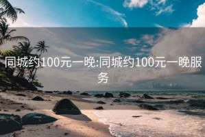 同城约100元一晚:同城约100元一晚服务