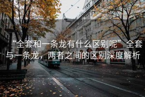 “全套和一条龙有什么区别呢”全套与一条龙，两者之间的区别深度解析