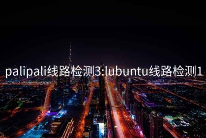 palipali线路检测3:lubuntu线路检测1