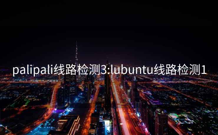 palipali线路检测3:lubuntu线路检测1