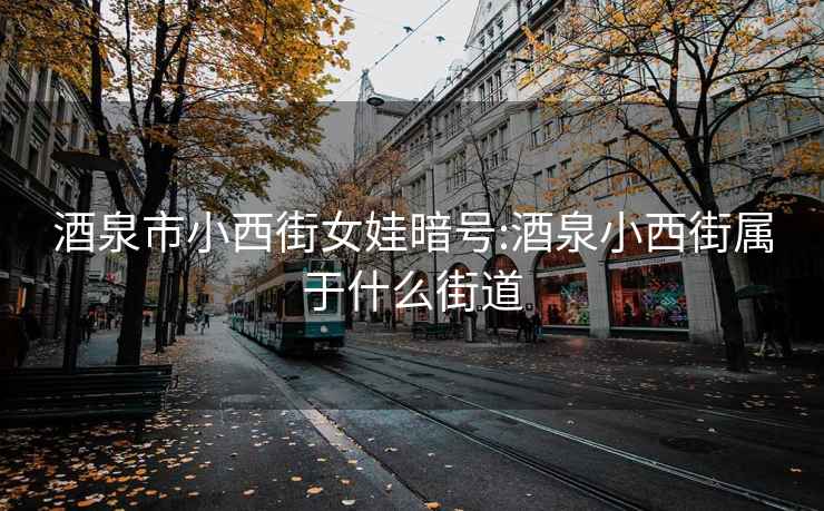 酒泉市小西街女娃暗号:酒泉小西街属于什么街道