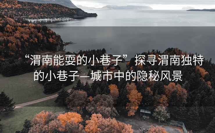 “渭南能耍的小巷子”探寻渭南独特的小巷子—城市中的隐秘风景